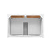 James Martin Chicago 36 Inch Single Vanity Glossy White Top View