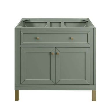 James Martin Chicago 36 Inch Single Vanity Smokey Celadon Cabinet Only