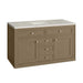 James Martin Chicago 48 Inch Single Vanity in Walnut Whisper With Siberian Silestone Top