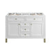 James Martin Chicago 48" Single Vanity Glossy White Cabinet Only