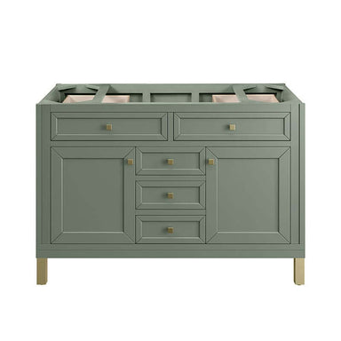 James Martin Chicago 48" Single Vanity Smokey Celadon Cabinet Only