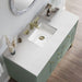 James Martin Chicago 48" Single Vanity Smokey Celadon With White Zeus Silestone Top