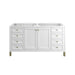 James Martin Chicago 60" Double Vanity Glossy White Cabinet Only