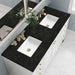 James Martin Chicago 60 Inch Double Vanity in Glossy White With Phantome Eclos Top