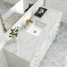 James Martin Chicago 60" Single Vanity Glossy White With Ethereal Noctis Silestone Top