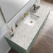 James Martin Chicago 60" Single Vanity Smokey Celadon With Eternal Jasmine Pearl Silestone Top