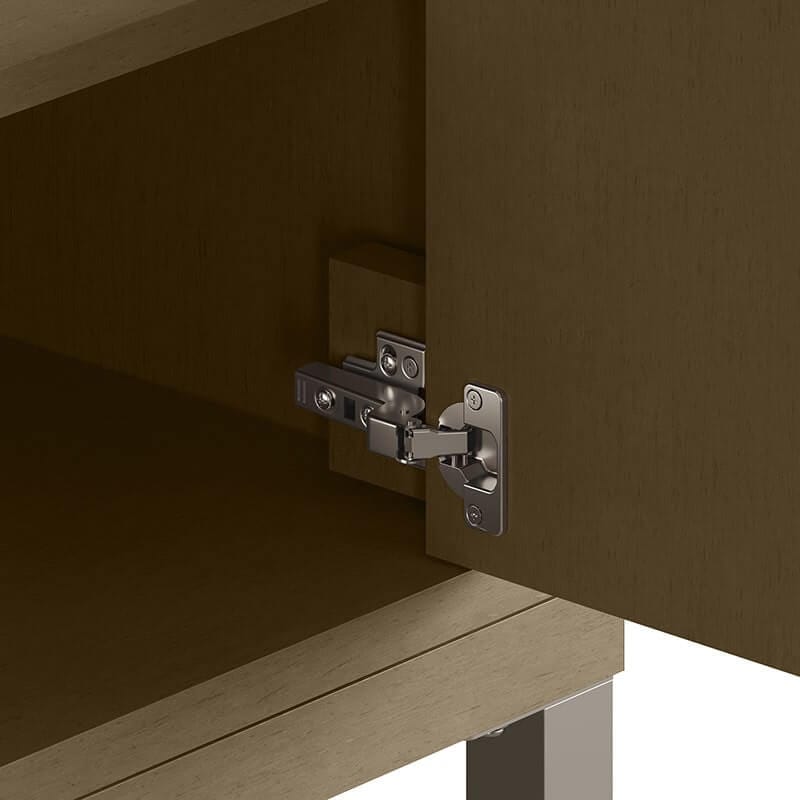 James Martin Chicago 60" Single Vanity Walnut Whisper Adjustable Door Hinges