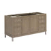 James Martin Chicago 60" Single Vanity Whitewashed Walnut Cabinet Only