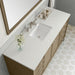 James Martin Chicago 60" Single Vanity Whitewashed Walnut With Lime Delight Silestone Top