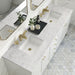 James Martin Chicago 72" Double Vanity Glossy White With Eternal Jasmine Pearl Silestone Top
