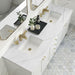 James Martin Chicago 72 Inch Double Vanity Glossy White With Ethereal Noctis Silestone Top