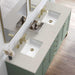 James Martin Chicago 72 Inch Double Vanity in Smokey Celadon With Siberian Silestone Top