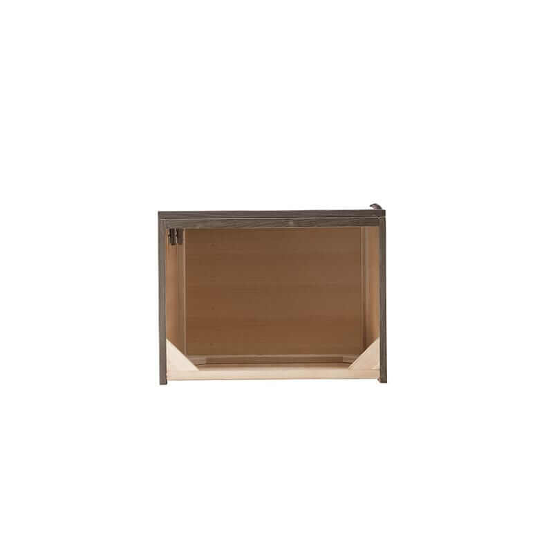 James Martin Columbia 24 Inches Single Wall Mount Vanity Ash Gray Top View