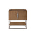 James Martin Columbia 31.5" Single Vanity in Latte Oak Brushed Nickel Cabinet Only
