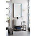 James Martin Columbia 36 Inch Single Vanity Corner View Glossy White