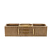 James Martin Columbia 59" Double Wall Mount Vanity in Latte Oak Radiant Gold Cabinet Only