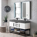 James Martin Columbia 59 Inch Double Vanity Corner View