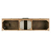 James Martin Columbia 72" Double Vanity Latte Oak Top View
