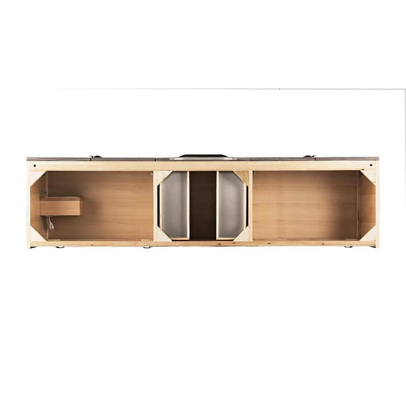 James Martin Columbia 72 Inch Double Vanity Top View