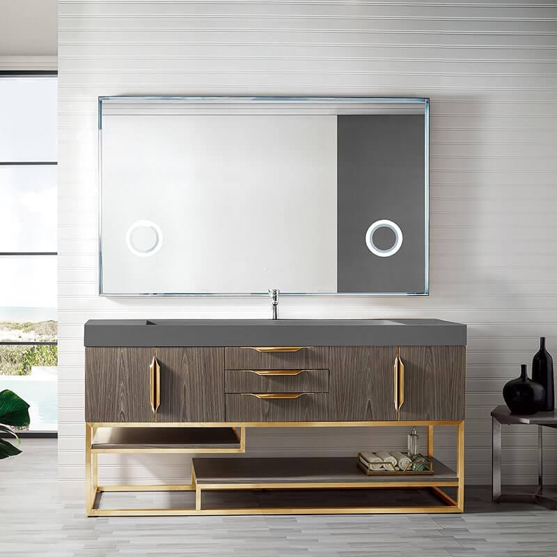 James Martin Columbia 72 Inch Single Vanity Front View
