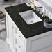 James Martin De Soto 36" Single Vanity in Bright White With Phantome Eclos Top