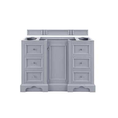 James Martin De Soto 48 Inch Single Vanity Silver Gray Cabinet Only