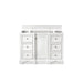 James Martin De Soto 48" Single Vanity Bright White Cabinet Only