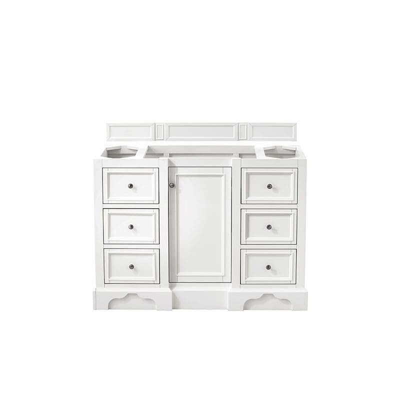 James Martin De Soto 48" Single Vanity Bright White Cabinet Only