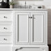 James Martin De Soto 72 Inch Double Vanity Bright White Cabinet Doors