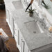 James Martin De Soto 72 Inch Double Vanity Bright White With Carrara Marble Top