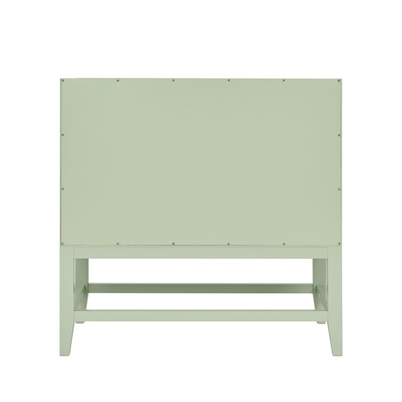 James Martin Emmeline 36 Inch Single Vanity Pistachio Back View
