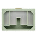 James Martin Emmeline 36 Single Vanity Pistachio Top View