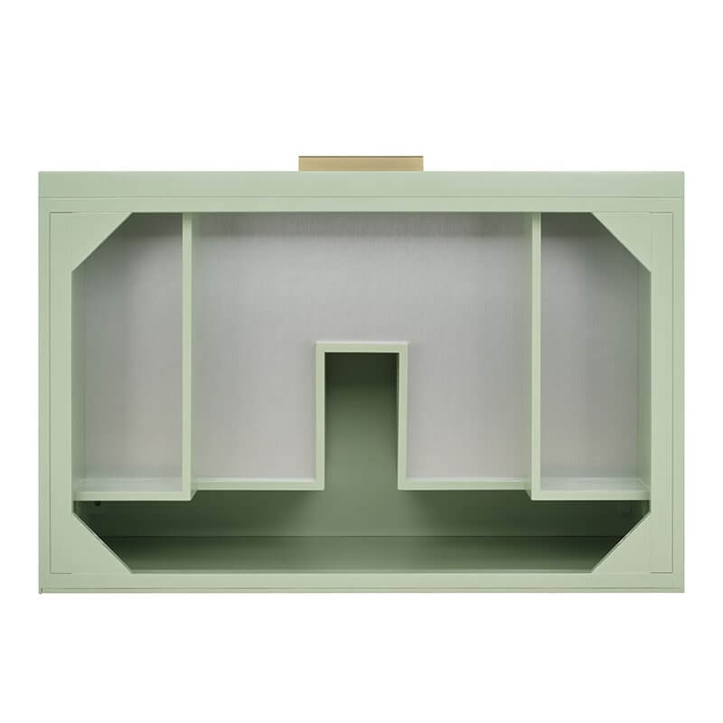 James Martin Emmeline 36 Single Vanity Pistachio Top View