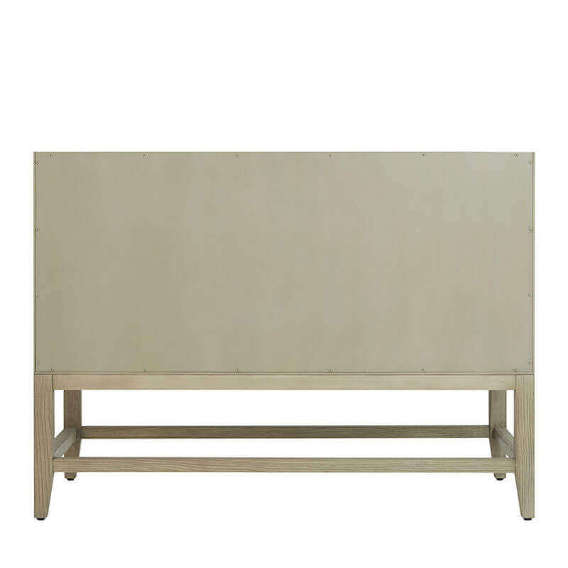 James Martin Emmeline 48 Single Vanity Pebble Oak Back View