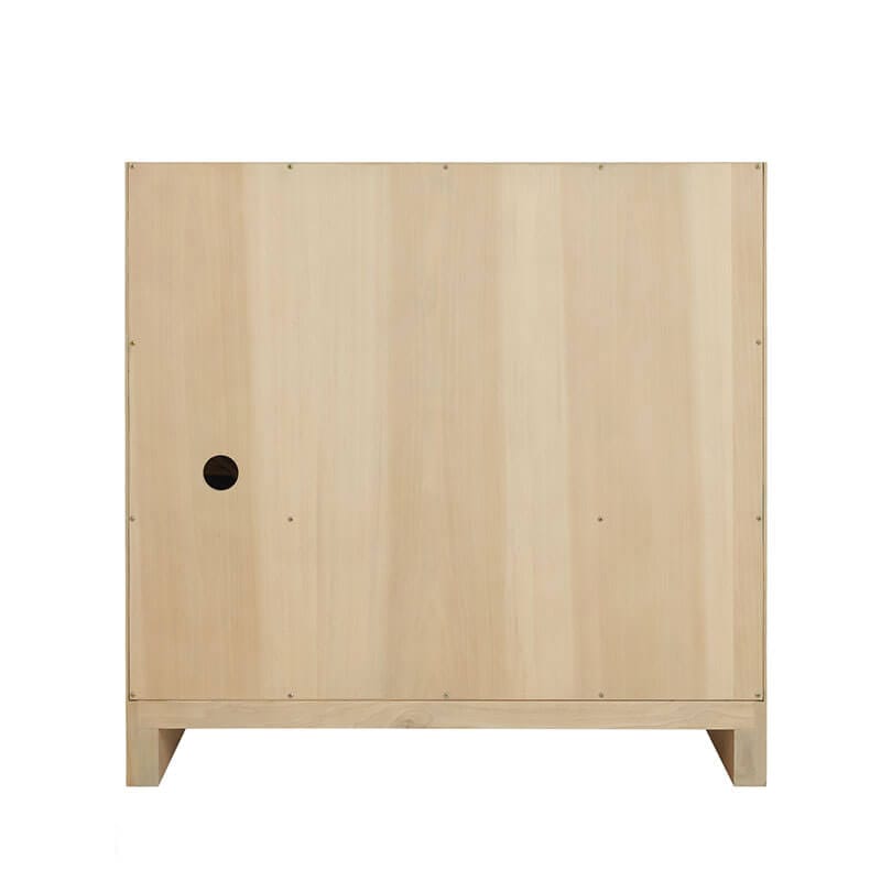 James Martin Gracyn 36 Inch Single Vanity Coastal Driftwood Back View