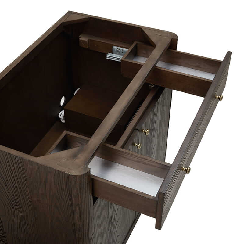James Martin Gracyn 36 Inch Single Vanity in Sable With Removable Drawer Organizer