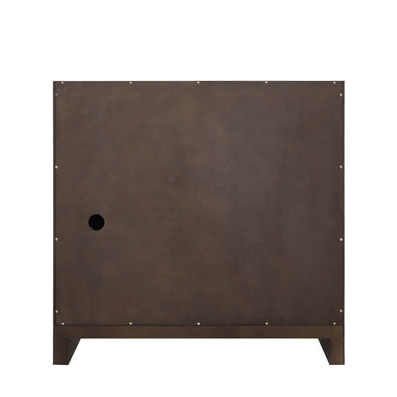 James Martin Gracyn 36 Inch Single Vanity Sable Back View