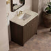James Martin Gracyn 36" Single Vanity in Sable With Tajnar Eclos Widespread Top