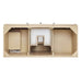 James Martin Gracyn 48 Single Vanity Coastal Driftwood Top View