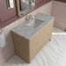 James Martin Gracyn 48" Single Vanity in Coastal Driftwood With Victorian Silver Quartz Top