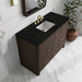 James Martin Gracyn 48" Single Vanity in Sable With Phantome Eclos Widespread Top