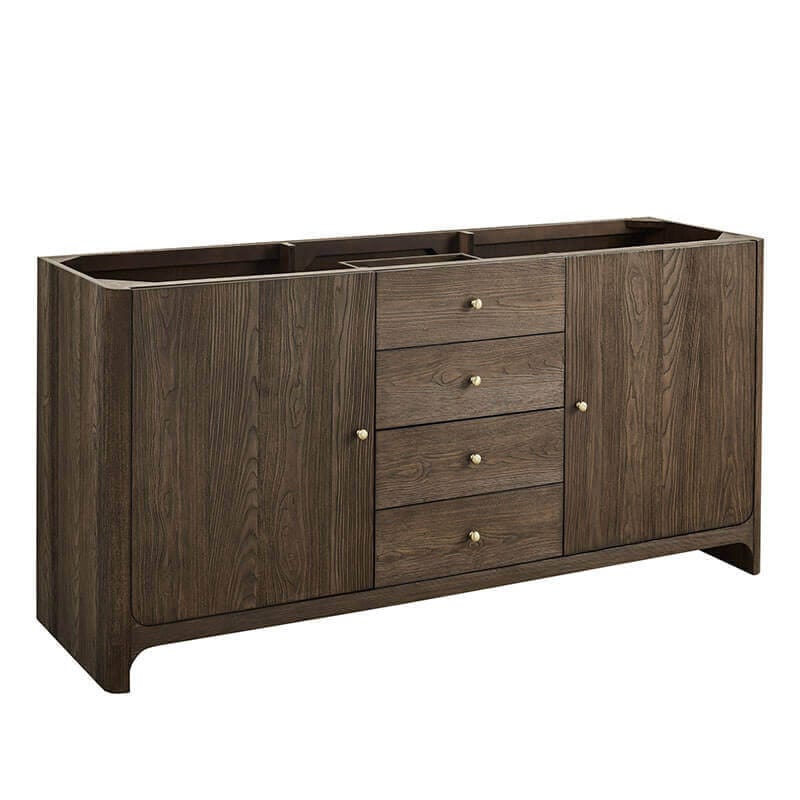 James Martin Gracyn 72 Inch Double Vanity Sable Cabinet Only