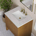James Martin Hudson 30 Single Vanity Honey Oak in Ethereal Noctis Silestone Top