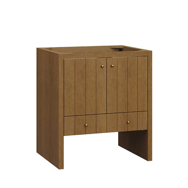 James Martin Hudson 30" Single Vanity in Honey Oak Cabinet Only