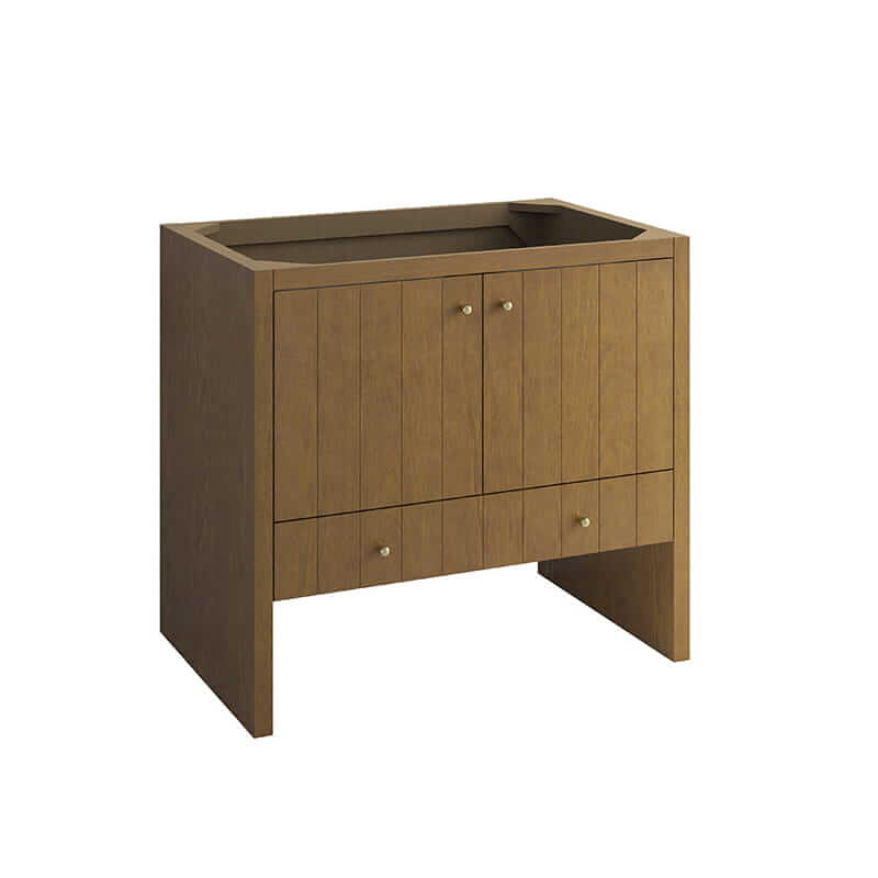 James Martin Hudson 36" Single Vanity in Honey Oak Cabinet Only