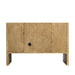 James Martin Hudson 48 Inch Single Vanity in Light Natural Oak Back View