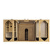 James Martin Hudson 48 Inch Single Vanity in Light Natural Oak Top View