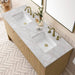 James Martin Hudson 60" Double Vanity With Victorian Silver Top