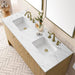James Martin Hudson 60 Inch Double Vanity With Ethereal Noctis Top