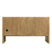James Martin Hudson 60 Inch Single Vanity in Light Natural Oak Back View